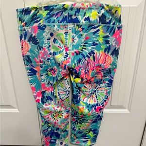 Lilly Pulitzer Colorful Floral Burst Leggings